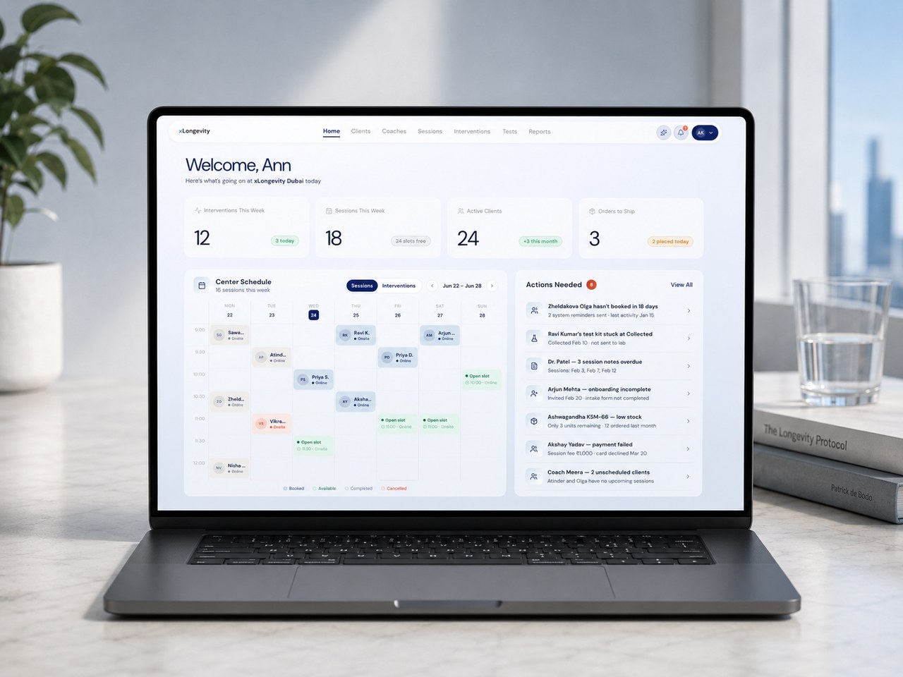 The xLongevity platform — Clinics